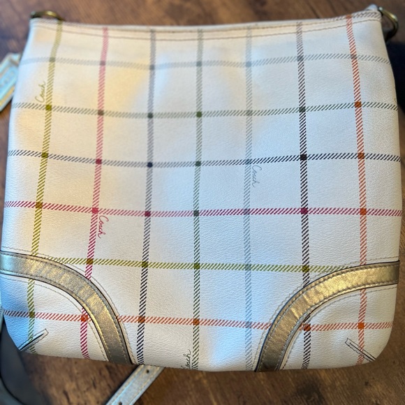 Coach Payton Tattersall Plaid Crossbody Purse - Picture 3 of 6
